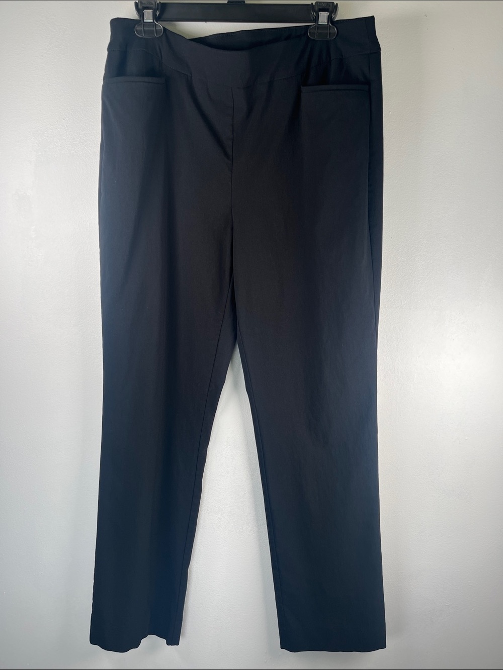 Chico’s Black Stretch Dress Pants - Classic Tailored Look Sz 2R/12R